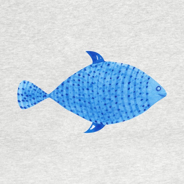 Blue fish by shoko